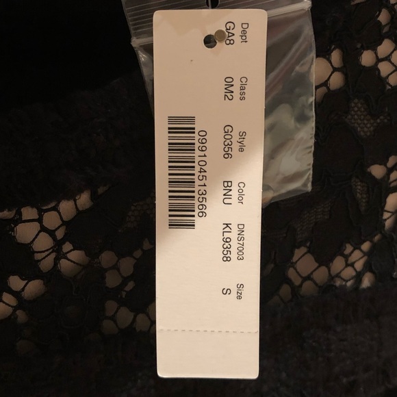 NWT J. Crew lace front tank with nude lining - Picture 3 of 7